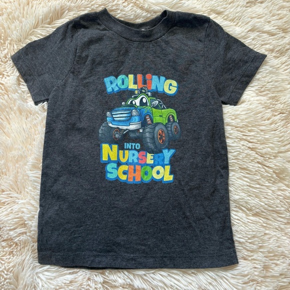 Other - Rolling into Nursery School Monster Truck T-Shirt 3/4T